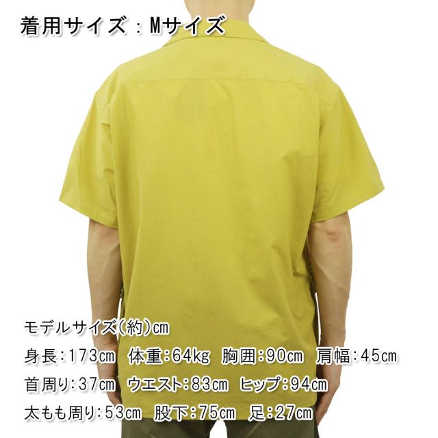 ナンガ メンズ 半袖シャツ 正規販売店 NANGA ワークシャツ AIR CLOTH UTILITY PK SHORT SLEEVE SHIRT MUSTARD NW2411-1H201-A MUSTARD 父の日 プレゼント ラッピング_1
