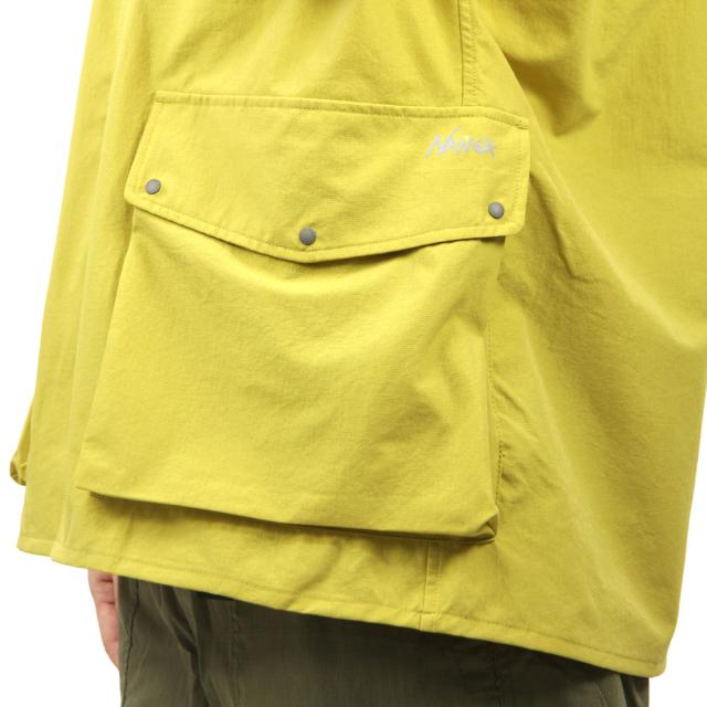 ナンガ メンズ 半袖シャツ 正規販売店 NANGA ワークシャツ AIR CLOTH UTILITY PK SHORT SLEEVE SHIRT MUSTARD NW2411-1H201-A MUSTARD 父の日 プレゼント ラッピング_4