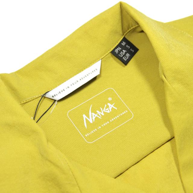 ナンガ メンズ 半袖シャツ 正規販売店 NANGA ワークシャツ AIR CLOTH UTILITY PK SHORT SLEEVE SHIRT MUSTARD NW2411-1H201-A MUSTARD 父の日 プレゼント ラッピング_7
