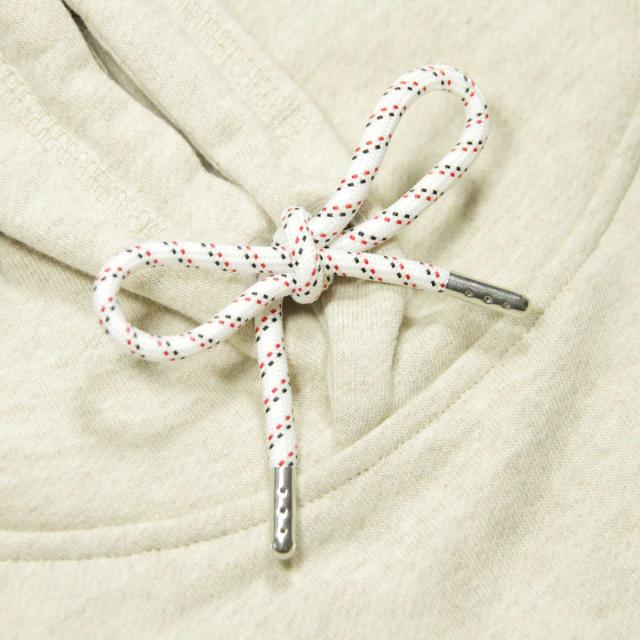 ナンガ メンズ パーカー 正規販売店 NANGA ロゴ プルオーバー フーディー ECO HYBRID BOX LOGO SWEAT HOODIE OATMEAL×PINK NW2311-1F202 OATMEAL×PINK_6