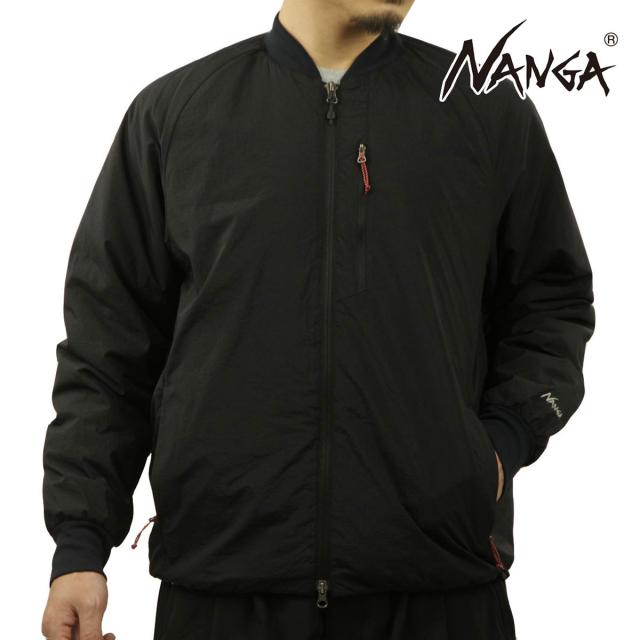 ナンガ メンズ ブルゾン 正規販売店 NANGA アウター ジャケット MA-1 SOFT DOWN VARSITY BLOUSON BLK N2500-0J00 クリスマス プレゼント ラッピング