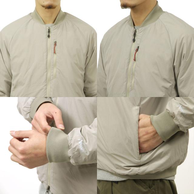 ナンガ メンズ ブルゾン 正規販売店 NANGA アウター ジャケット MA-1 SOFT DOWN VARSITY BLOUSON BEG N2500-0J001A BEIGE_3