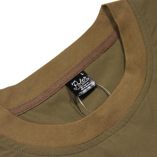 POLER 七分袖 ドライTシャツ クルーネック POLER 七分袖 ドライTシャツ クルーネック N1101012466 - トップス