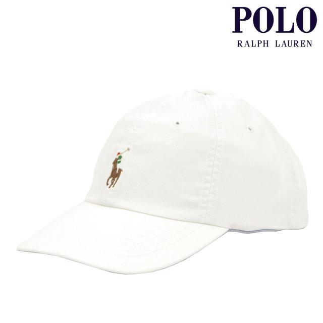 ポロ ラルフローレン メンズ レディース キャップ 正規品 POLO RALPH LAUREN ロゴ ポニー 帽子 ベースボールキャップ CLASSIC SPORTS COLOR PONY CAP DECKWASH WHITE 710834737 019