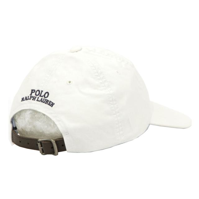 ポロ ラルフローレン メンズ レディース キャップ 正規品 POLO RALPH LAUREN ロゴ ポニー 帽子 ベースボールキャップ CLASSIC SPORTS COLOR PONY CAP DECKWASH WHITE 710834737 019_1