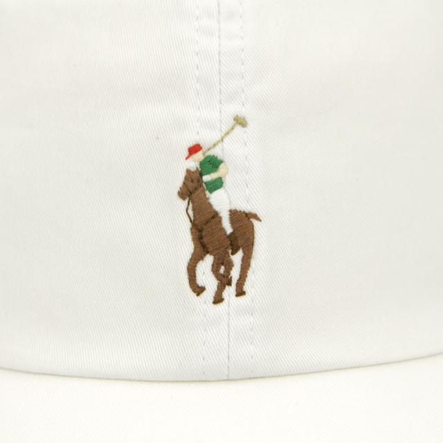 ポロ ラルフローレン メンズ レディース キャップ 正規品 POLO RALPH LAUREN ロゴ ポニー 帽子 ベースボールキャップ CLASSIC SPORTS COLOR PONY CAP DECKWASH WHITE 710834737 019_2