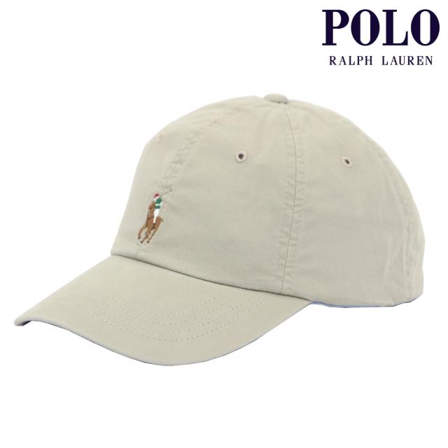 ポロ ラルフローレン メンズ レディース キャップ 正規品 POLO RALPH LAUREN ロゴ ポニー 帽子 ベースボールキャップ CLASSIC SPORTS COLOR PONY CAP KHAKI TAN 710834737 013