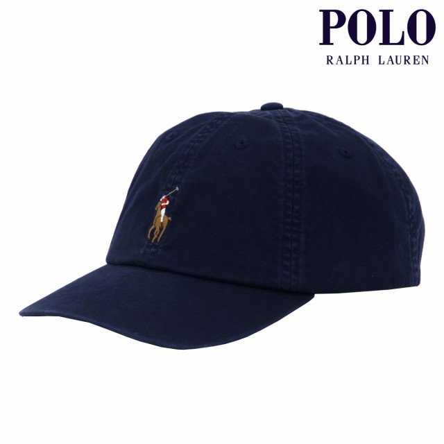 ポロ ラルフローレン メンズ レディース キャップ 正規品 POLO RALPH LAUREN 帽子 ロゴ ポニー CLASSIC SPORTS COLOR PONY CAP NAVY 7108