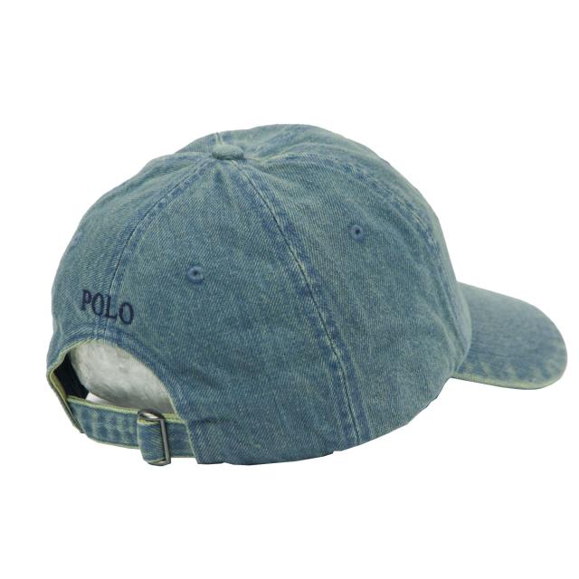 ポロ ラルフローレン メンズ レディース キャップ 正規品 POLO RALPH LAUREN 帽子 ロゴ ポニー CLASSIC SPORTS COLOR PONY CAP LIGHT WASH DENIM 710A13284 001_1