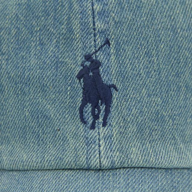 ポロ ラルフローレン メンズ レディース キャップ 正規品 POLO RALPH LAUREN 帽子 ロゴ ポニー CLASSIC SPORTS COLOR PONY CAP LIGHT WASH DENIM 710A13284 001_2