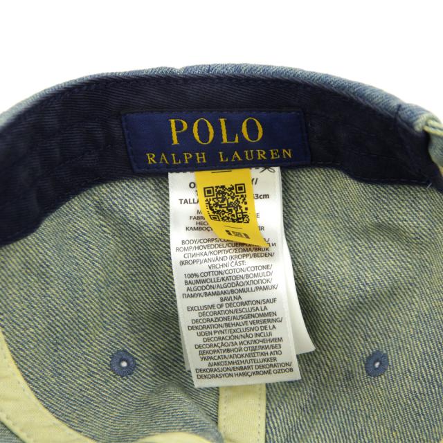 ポロ ラルフローレン メンズ レディース キャップ 正規品 POLO RALPH LAUREN 帽子 ロゴ ポニー CLASSIC SPORTS COLOR PONY CAP LIGHT WASH DENIM 710A13284 001_7