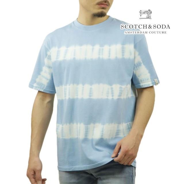 スコッチアンドソーダ メンズ 半袖Tシャツ 正規販売店 SCOTCH＆SODA クルーネック タイダイ染め TIE-DYE REGULAR クリスマス プレゼント ラッピング
