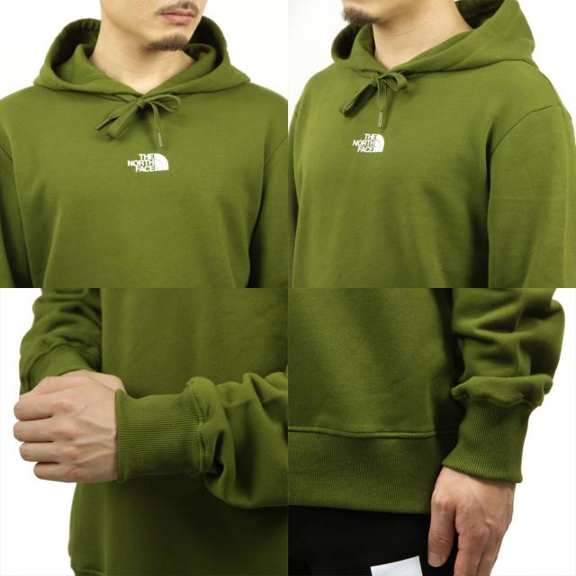 ノースフェイス メンズ パーカー 正規品 THE NORTH FACE プルオーバー ロゴ フーディー 海外限定 ZUMU HOODIE PULL PARKA NF0A87DB PIB FOREST OLIVE 父の日 プレゼント ラッピング_3