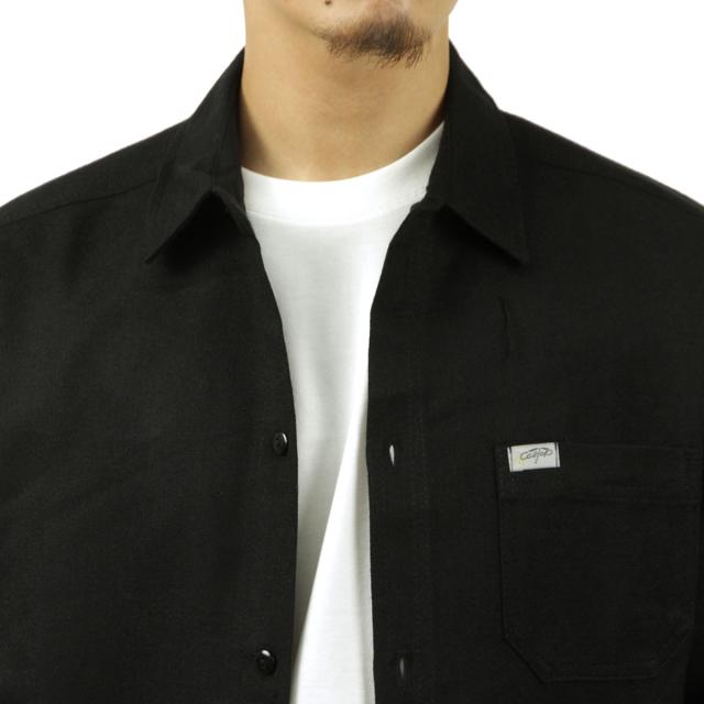 キャルトップ メンズ 長袖シャツ 正規品 CALTOP カジュアルシャツ CALTOP SOLID LONG SLEEVE SHIRTS 2000 長袖 キャルトップ カルトップ ソリッドシャツ_3