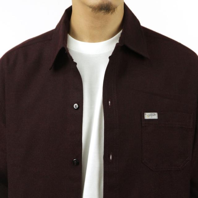 キャルトップ メンズ 長袖シャツ 正規品 CALTOP カジュアルシャツ CALTOP SOLID LONG SLEEVE SHIRTS 2000 長袖 キャルトップ カルトップ ソリッドシャツ_3