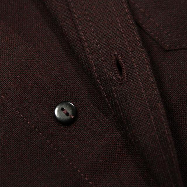 キャルトップ メンズ 長袖シャツ 正規品 CALTOP カジュアルシャツ CALTOP SOLID LONG SLEEVE SHIRTS 2000 長袖 キャルトップ カルトップ ソリッドシャツ_5