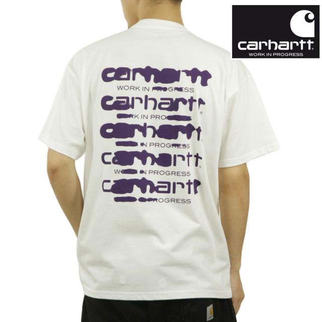カーハート メンズ 半袖Tシャツ 正規品 CARHARTT WIP クルーネック バックプリント SHORT SLEEVE INK BLEED T-SH クリスマス プレゼント ラッピング