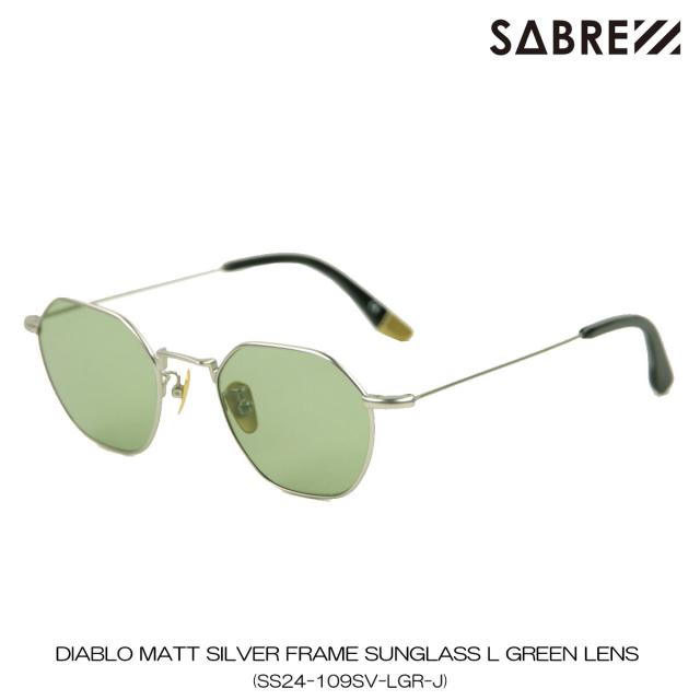 セイバー メンズ レディース サングラス 正規販売店 SABRE めがね ディアブロ DIABLO MATT SILVER FRAME SUNGLAS クリスマス プレゼント ラッピング