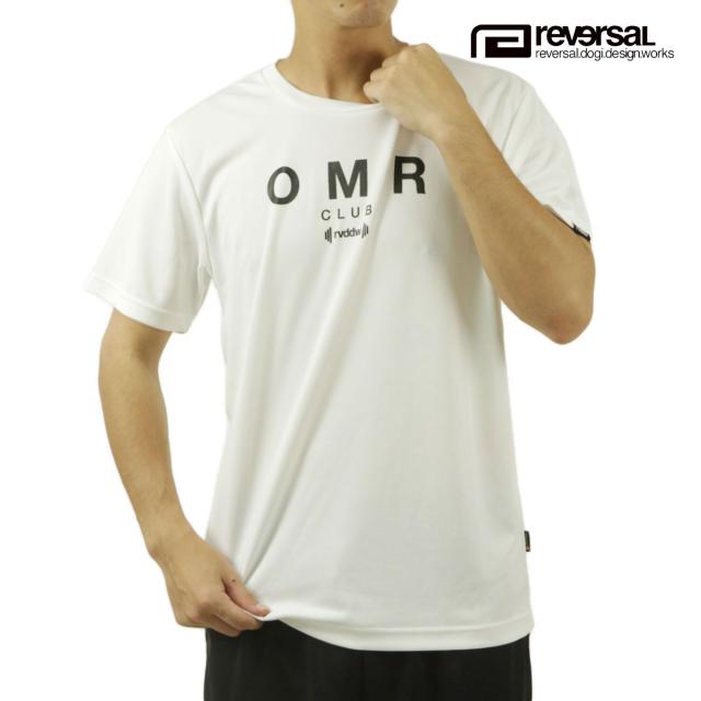 リバーサル メンズ 半袖Tシャツ 正規販売店 REVERSAL クルーネック ドライTシャツ OMR DRY TEE 白 RV24AW054-WH WHITEの通販は 5,610円