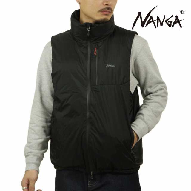 ナンガ メンズ ダウンベスト 正規販売店 NANGA アウター スタンドカラー オーロラ AURORA TEX STAND COLLAR DOWN VEST ND2441-1N010-A BL