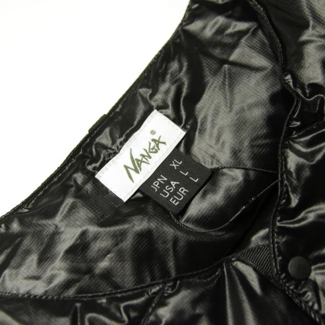 ナンガ メンズ ダウンベスト 正規販売店 NANGA インナーダウン INNER DOWN VEST ND2441-1A900 BLK BLACK