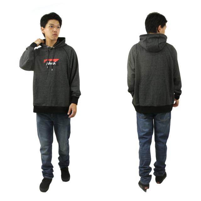 ナンガ メンズ パーカー 正規販売店 NANGA ロゴ プルオーバー フーディー ECO HYBRID BOX LOGO SWEAT HOODIE NW2441-1F002 BLK BLACK_8