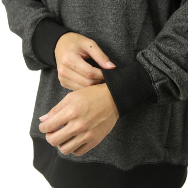 ナンガ メンズ パーカー 正規販売店 NANGA ロゴ プルオーバー フーディー ECO HYBRID BOX LOGO SWEAT HOODIE NW2441-1F002 BLK BLACK_4