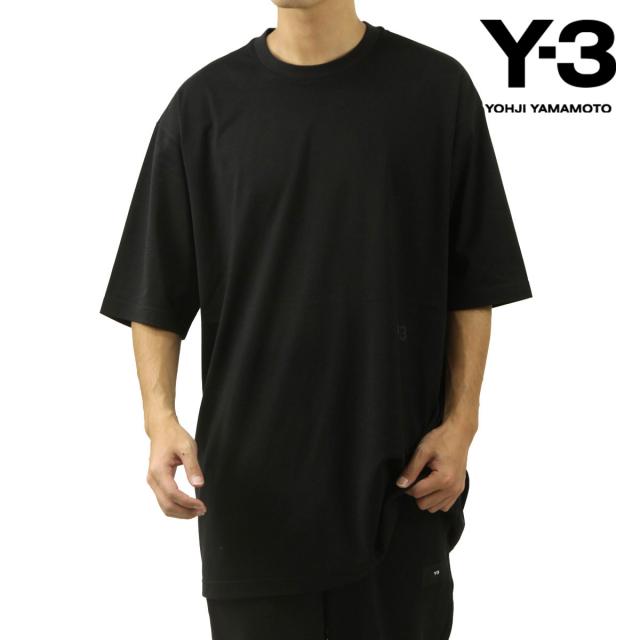 ワイスリー メンズ 半袖Tシャツ 正規品 Y-3 クルーネック コットン U BOXY SS TEE IW0071 BLACK クリスマス プレゼント ラッピング