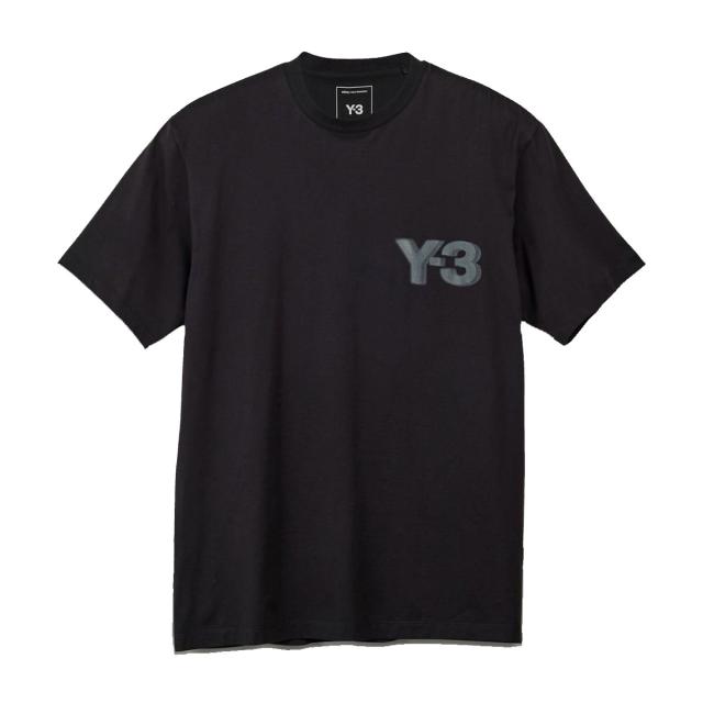 ワイスリー メンズ 半袖Tシャツ 正規品 Y-3 クルーネック ロゴ コットン LOGO SS TEE BLACK JE9282 BLACK_2