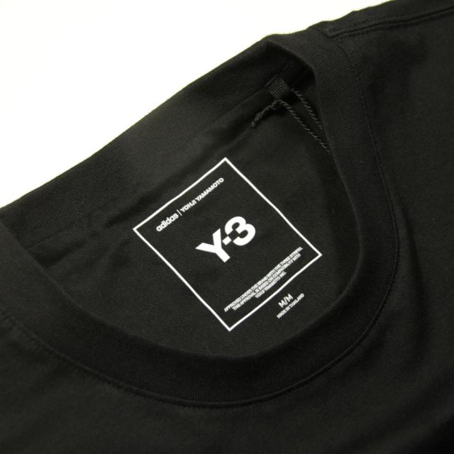 ワイスリー メンズ 半袖Tシャツ 正規品 Y-3 クルーネック ロゴ コットン LOGO SS TEE BLACK JE9282 BLACK_7
