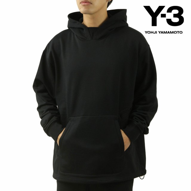 ワイスリー メンズ プルオーバーパーカー 正規品 Y-3 フーディー スウェット LOOSE HOODIE BLACK IX0394 BLACK