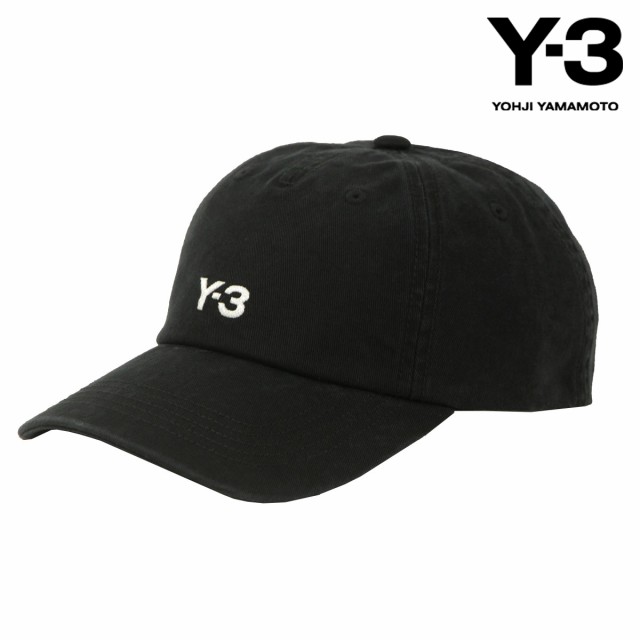 ワイスリー メンズ レディース キャップ 正規品 Y-3 帽子 ロゴ コットン Y-3 DAD CAP BLACK IN2391 BLACK