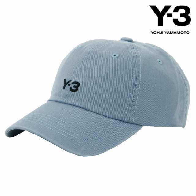 ワイスリー メンズ レディース キャップ 正規品 Y-3 帽子 ロゴ コットン Y-3 DAD CAP TACBLU JJ3947 BLUE