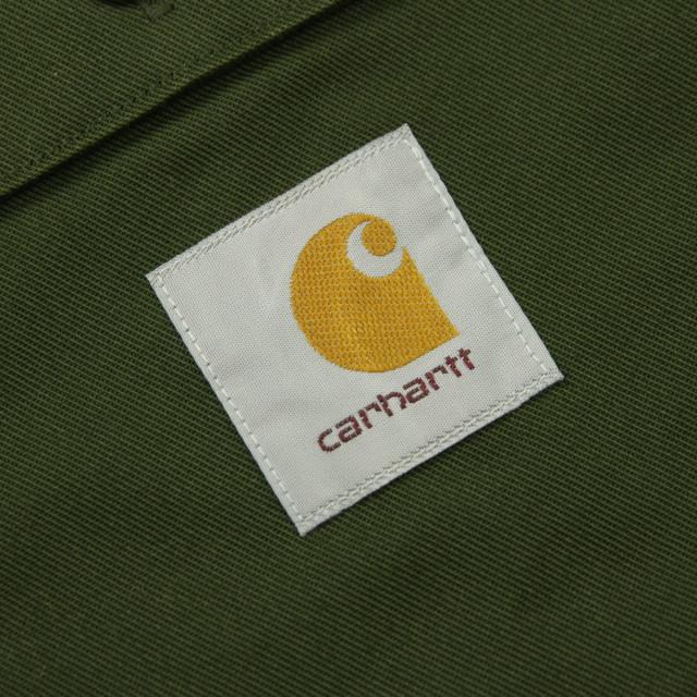 カーハート メンズ ワークシャツ 正規品 CARHARTT WIP ボタンダウン 長袖シャツ LONG SLEEVE CRAFT SHIRT OFFICE GREEN I033814 666XX_5
