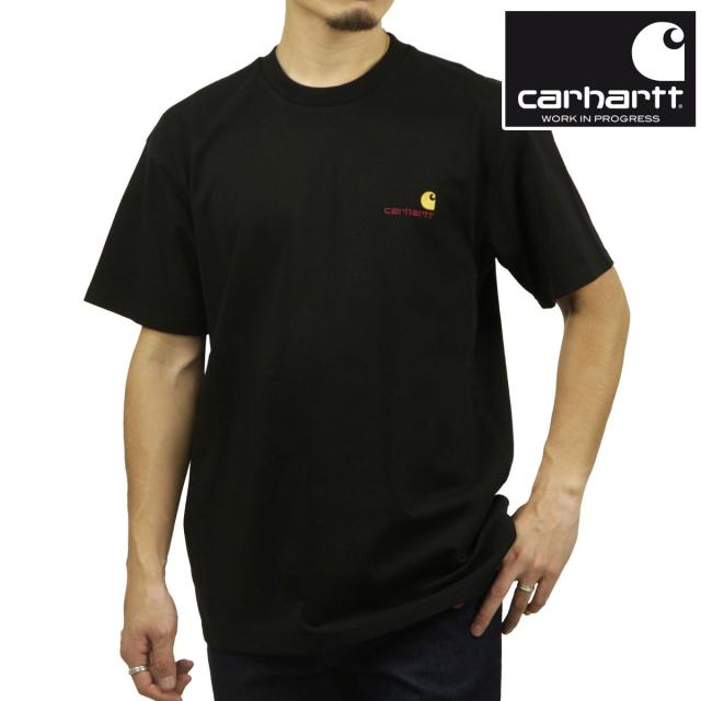 カーハート メンズ 半袖Tシャツ 正規品 CARHARTT WIP クルーネック ロゴ コットン SHORT SLEEVE AMERICAN SCRIPT クリスマス プレゼント ラッピング