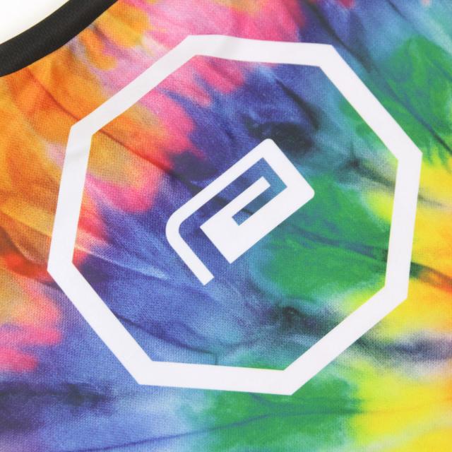 リバーサル メンズ ラッシュガード 正規販売店 REVERSAL タイダイ 半袖 クルーネック TIE DYE SHORT RASH GUARD ﾀｲﾀﾞｲ rv25ss604-MX RED-BLUE-YELLOW