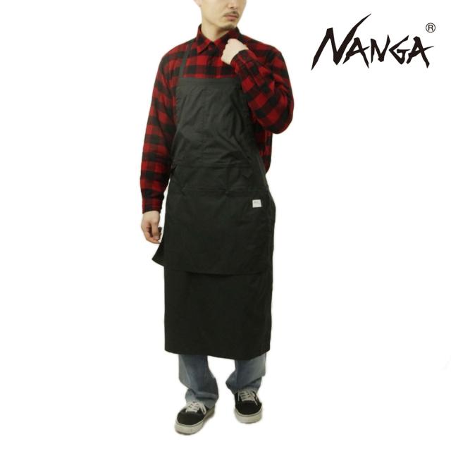 ナンガ メンズ レディース エプロン 正規販売店 NANGA アウトドア 難燃素材 HINOC RIPSTOP UT APRON N2500-1Z201A BLK BLACK