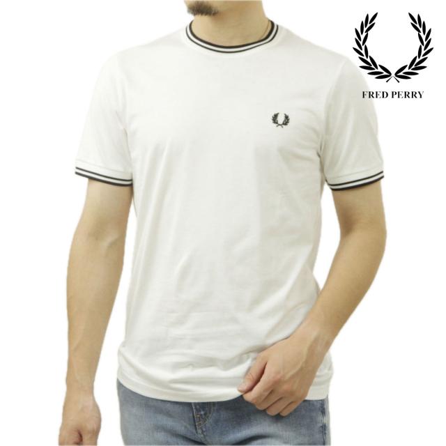 フレッドペリー メンズ 半袖Tシャツ 正規販売店 FRED PERRY クルーネック ワンポイント ロゴ TWIN TIPPED SHORT  クリスマス プレゼント ラッピング