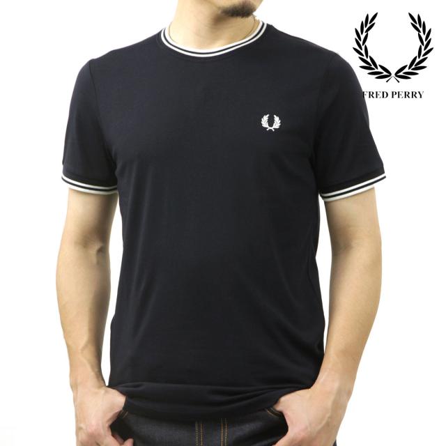 フレッドペリー メンズ 半袖Tシャツ 正規販売店 FRED PERRY クルー