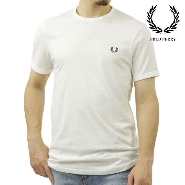 フレッドペリー メンズ 半袖Tシャツ 正規販売店 FRED PERRY クルーネック ワンポイント ロゴ RINGER SHORT SLEEV クリスマス プレゼント ラッピング