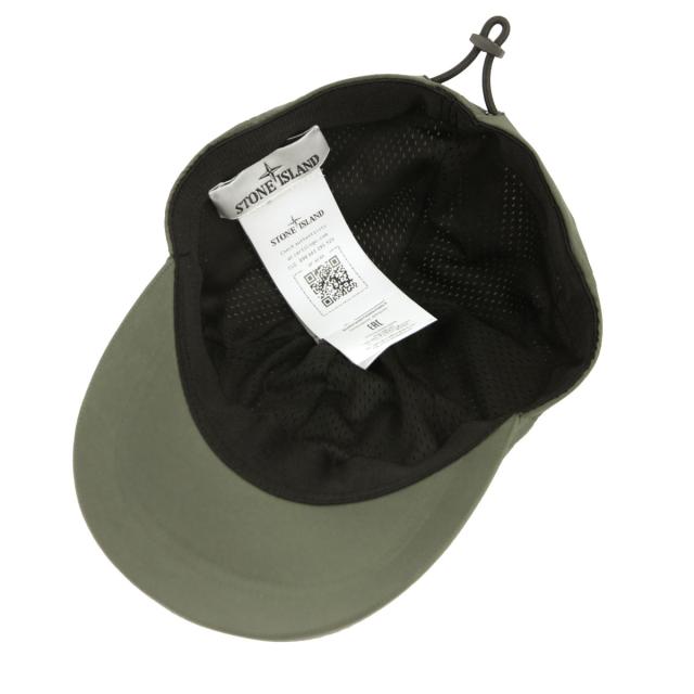 ストーンアイランド メンズ レディース キャップ 正規品 STONE ISLAND ナイロン ロゴ 帽子 STONE ISLAND NYLON METAL IN ECONYL CAP K1S15 9100995 S0076 V0059 MUSK_5