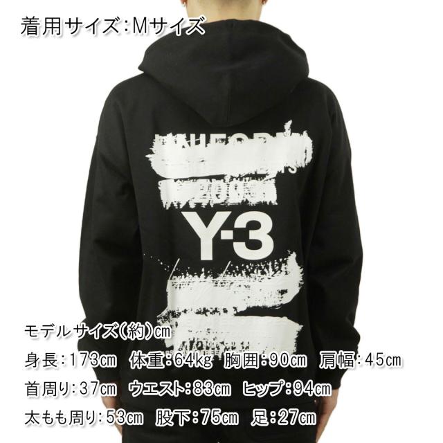 ワイスリー メンズ パーカー 正規品 Y-3 バックプリント プルオーバー フーディー U GFX HOODIE PULL PARKA JN4882 BLACK