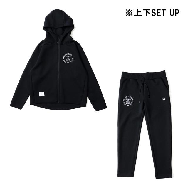リバーサル メンズ セットアップ 正規販売店 REVERSAL ドライ パーカー スウェットパンツ MMA DRY SWEAT ZIP PARKA & SWEAT PANTS 黒 rv25aw203 rv25aw409 BLACK_2