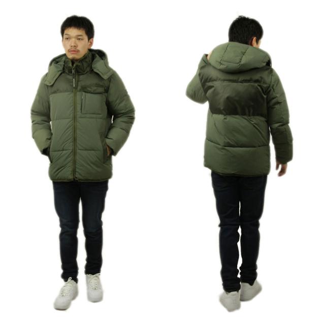 スコッチアンドソーダ メンズ パファージャケット 定まり売りわたす店 SCOTCH＆SODA ジップアップ アウター HOODED PUFFER JACKET 181109 250 41102 THYME (OLIVE)