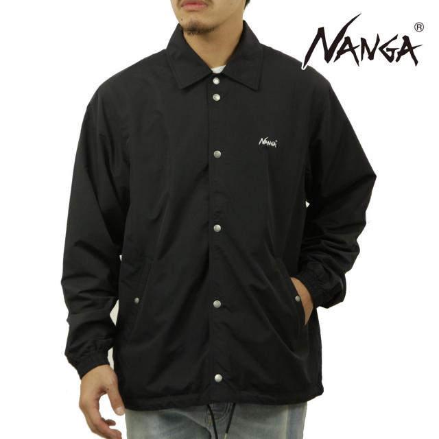 ナンガ メンズ コーチジャケット 正規販売店 NANGA ボタンダウン アウター WARM COACH JACKET N2530-1A006A BLK  クリスマス プレゼント ラッピング