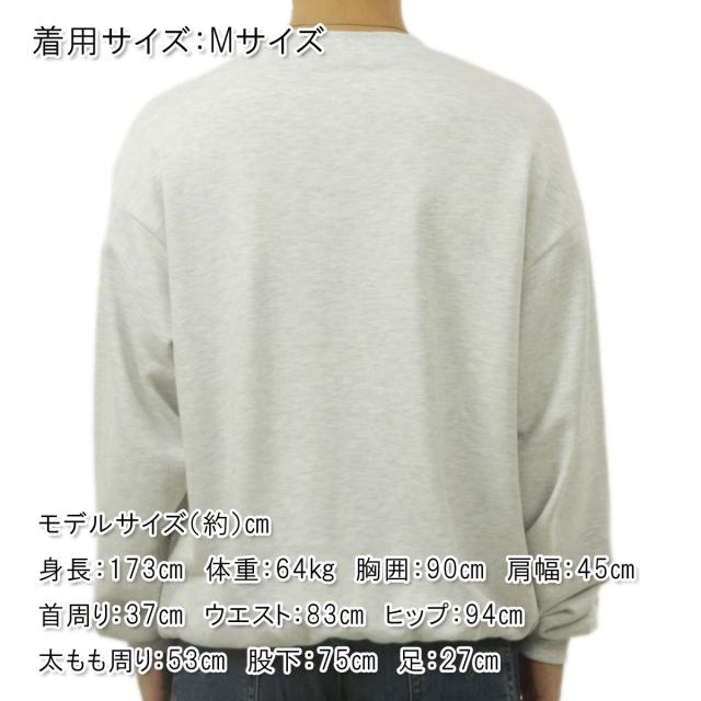 ポーラー メンズ スウェット 正規販売店 POLER クルーネック トレーナー POLER STUFF CREW 253MCV0042-AGY ASH GRAY_1