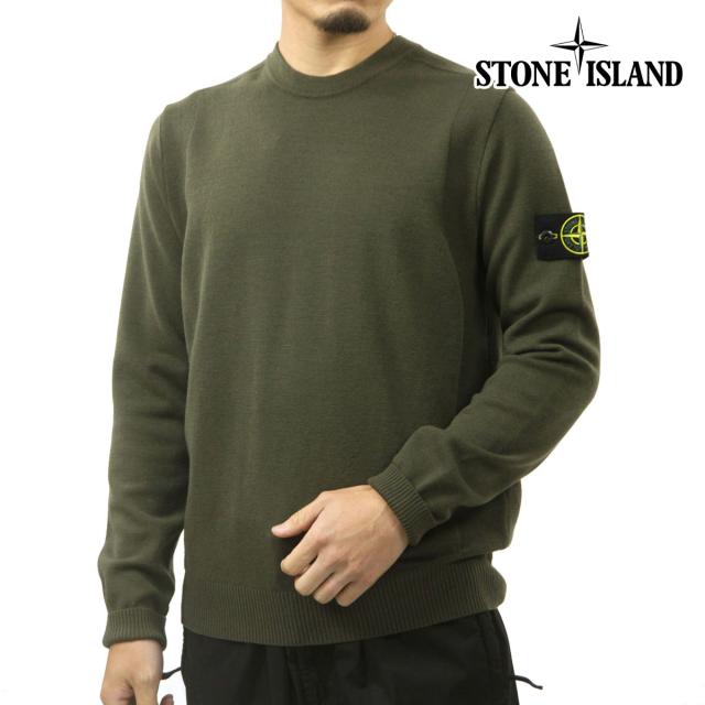 ストーンアイランド メンズ セーター 正規品 STONE  クルーネック ウール ニット STONE  STRETCH RW クリスマス プレゼント ラッピング