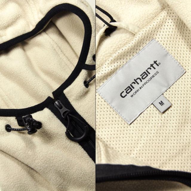 カーハート メンズ フリースジャケット 正規品 CARHARTT WIP ジップアップ アウター BLEVIN LINER FLEECE JACKET FIORE DI SALE(BEIGE) I035310 父の日 プレゼント ラッピング_6