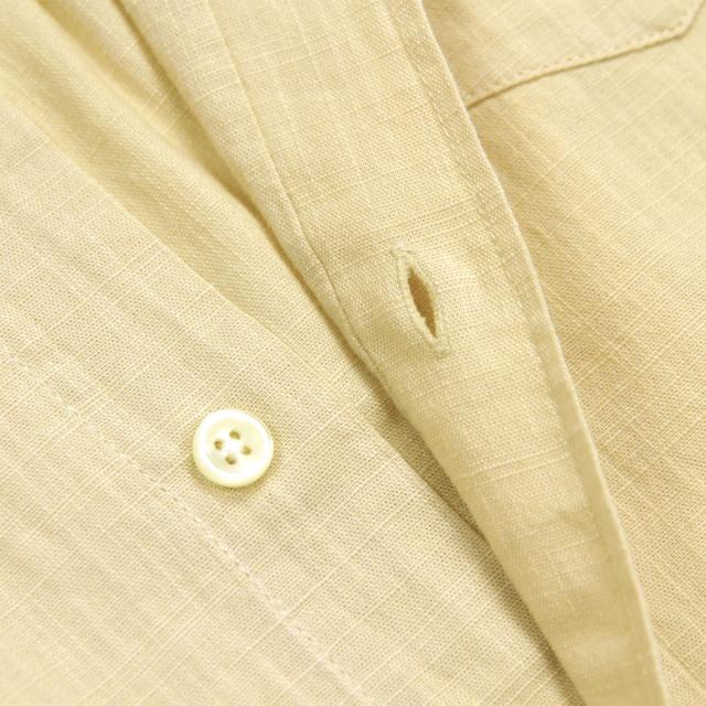 ヌーディージーンズ メンズ 長袖シャツ 正規販売店 Nudie Jeans 長袖 ボタンダウン カジュアルシャツ BUTTON DOWN BREEZE SHIRT 140746 W50 CREAM 父の日 プレゼント ラッピング_7