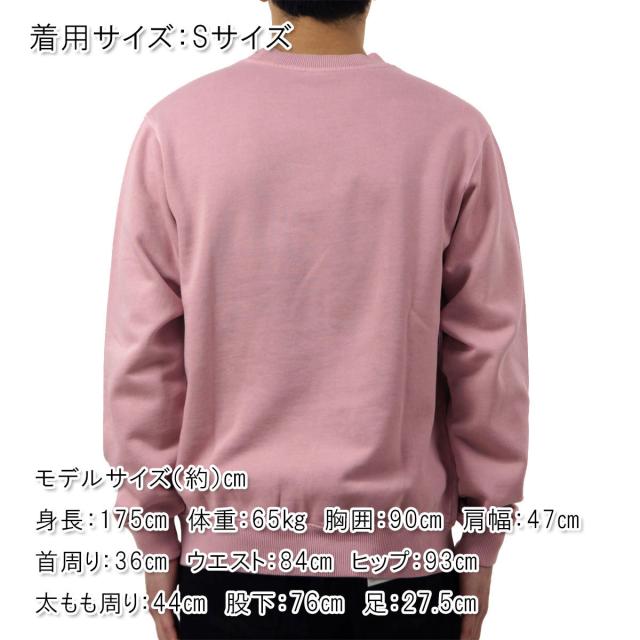 ヌーディージーンズ メンズ スウェット 正規販売店 Nudie Jeans トレーナー 長袖 クルーネック LASSE ISSUE 2 SWEAT FLEECE 150530 P20 PAPER PINK_1